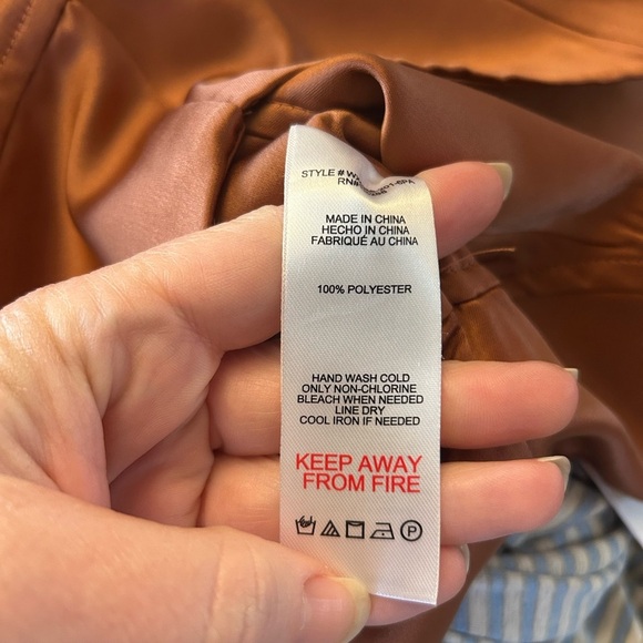 Jason Wu satin large strap back zip corset top Bronze - Picture 5 of 6